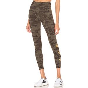 STRUT THIS Star Ankle Legging in Green Camo